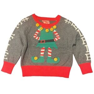 WELL WORN ELF UGLY SWEATER SIZES 12M & 18M (NEW WITH TAGS)